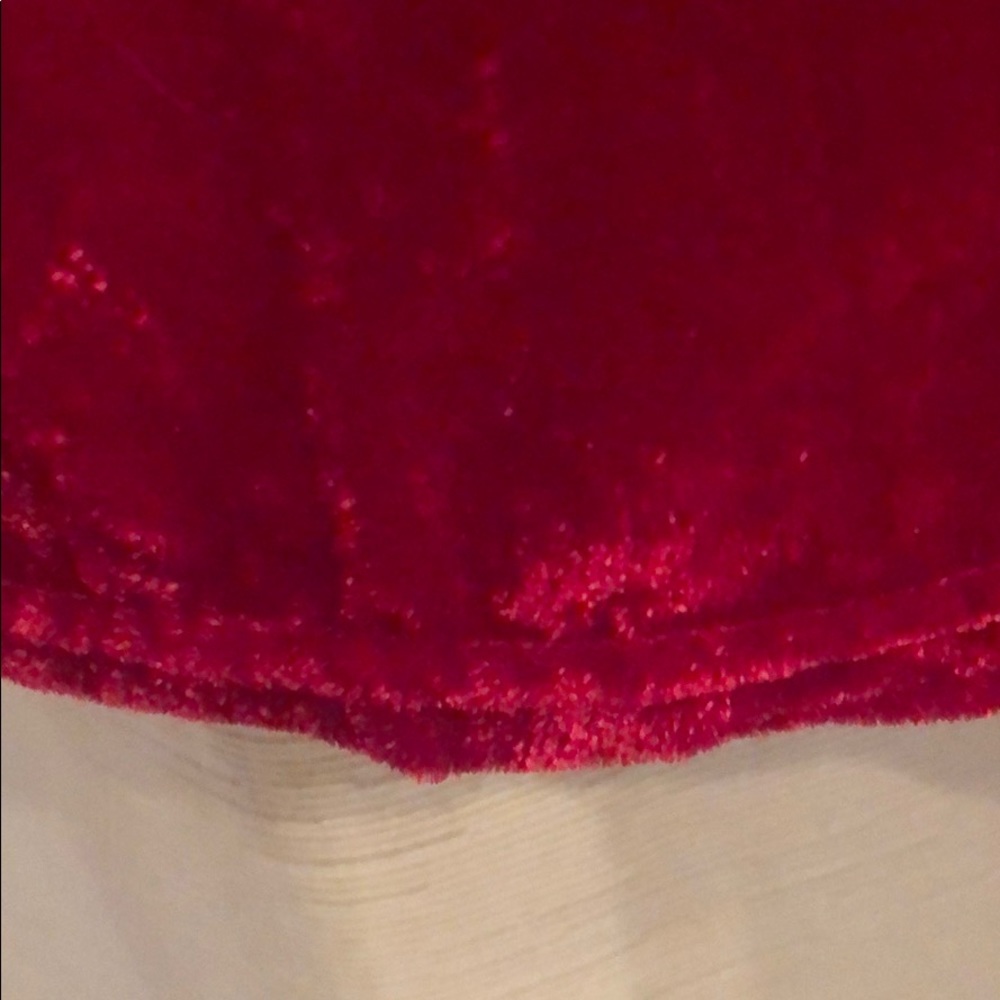 Chelsea &v Violet red velvet dress size M - Picture 4 of 4